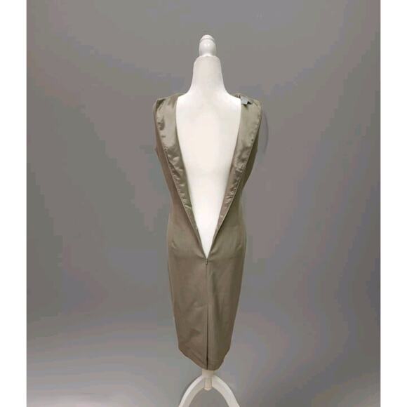 Tavora Women's $172 Milano Taupe Sheath Office Business Dress Women's Size 6 - Picture 4 of 11